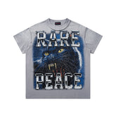 Rare Peace Vintage Horizon Crystal Graphic Relaxed Tee