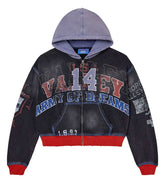 Vale Forever Big 14 Zip Up Hoodie Black