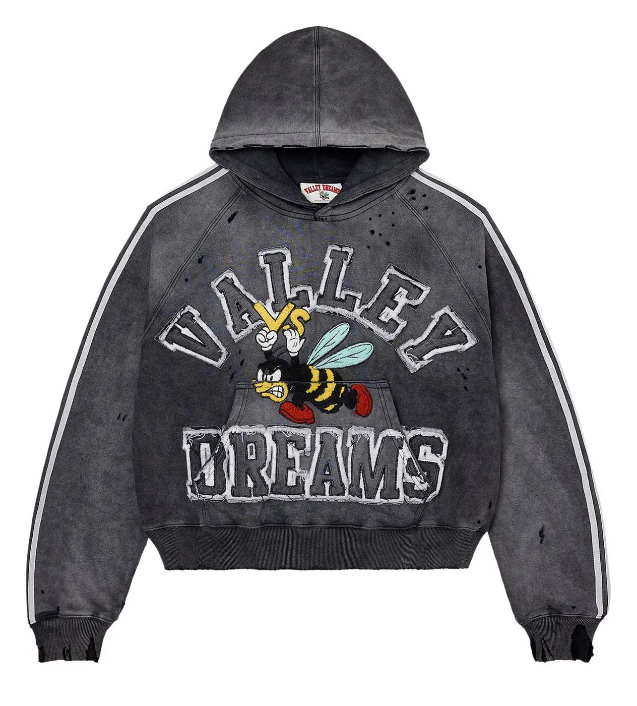 Vale Forever Anthem Pullover Hoodie Black Mono